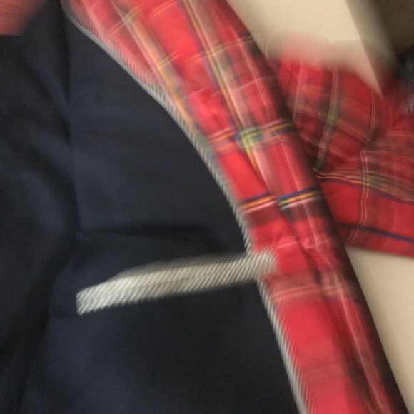 J.Crew Quilted Regent blazer-jacket red Stewart tartan w/30% recycled PrimaLoft - Picture 5 of 11